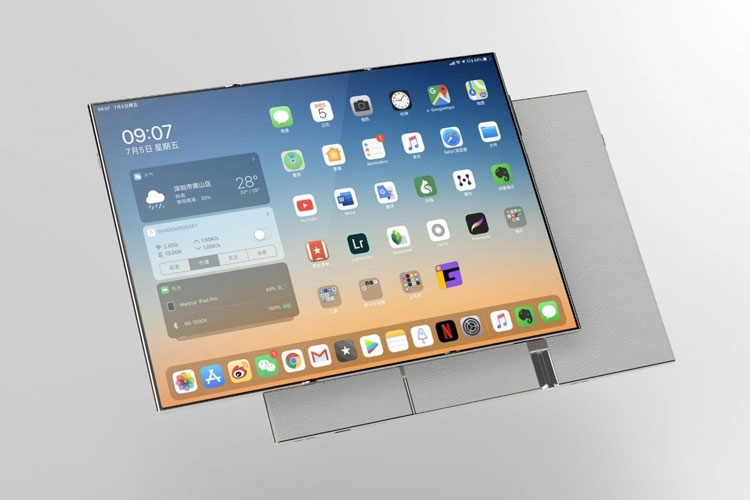 OPPO giới thiệu concept điện thoại gập ba