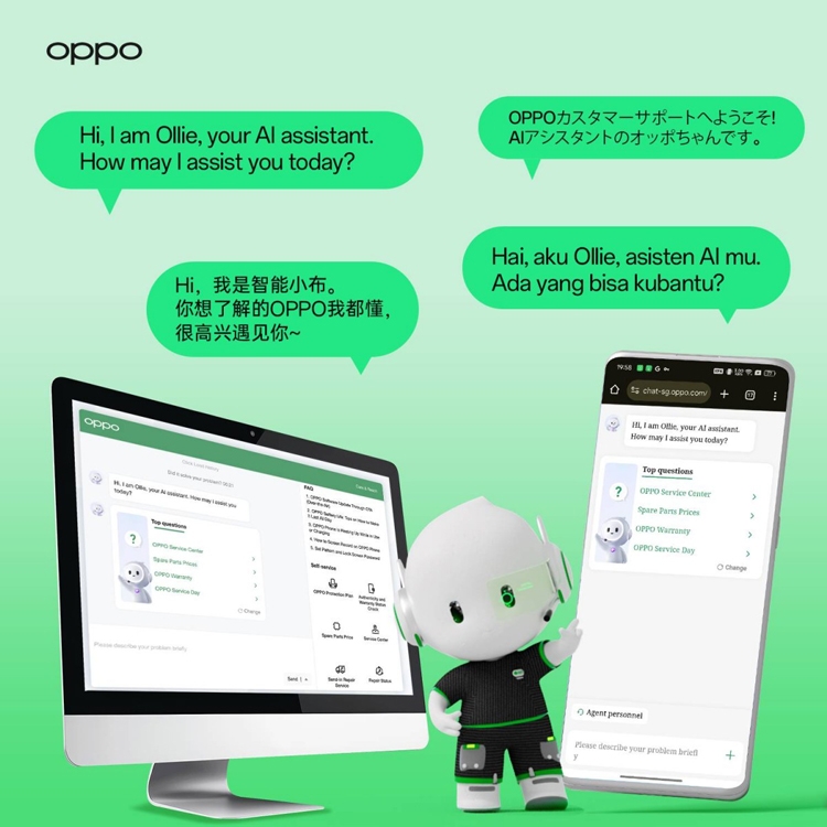 OPPO triển khai hệ thống chăm sóc khách hàng sau bán hàng sử dụng AI