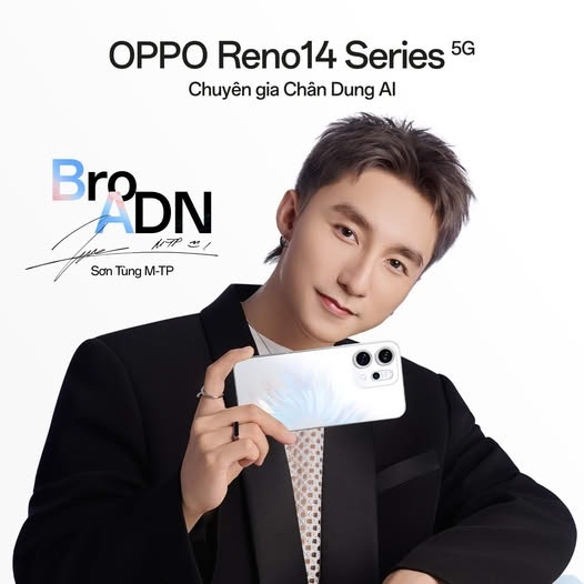 OPPO xác nhận Sơn Tùng M-TP đồng hành cùng Reno14 Series 3
