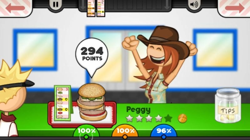 Gameplay của Papa's Burgeria