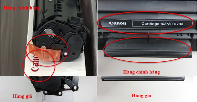 Phân biệt mực in Canon thật giả 5