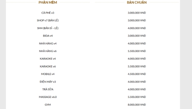 Phần mềm bán hàng offline Thuần Việt