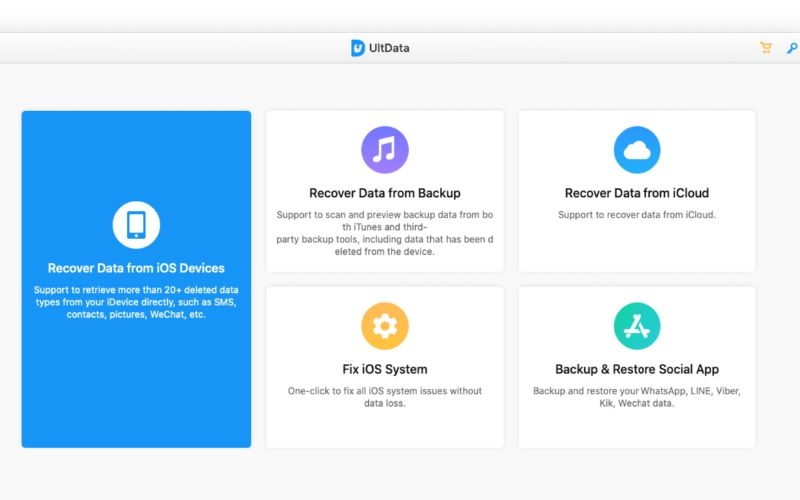 Tenorshare UltData là phần mềm cứu dữ liệu mạnh mẽ, cho phép người dùng khôi phục hơn 35 loại tệp khác nhau trên iPhone, iPad và iPod Touch