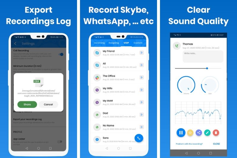 Phần mềm ghi âm cuộc gọi 2 chiều cho Android ảnh 7