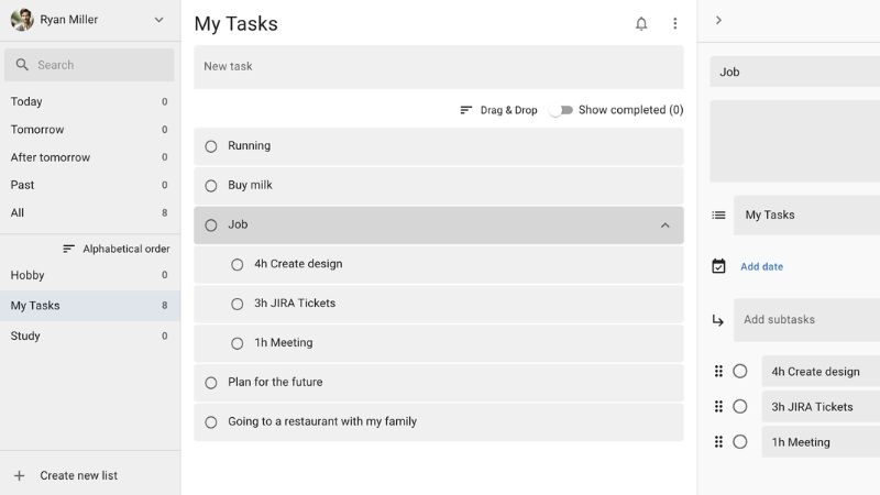 Phần mềm quản lý công việc hàng ngày tốt nhất 2026 - Google Tasks