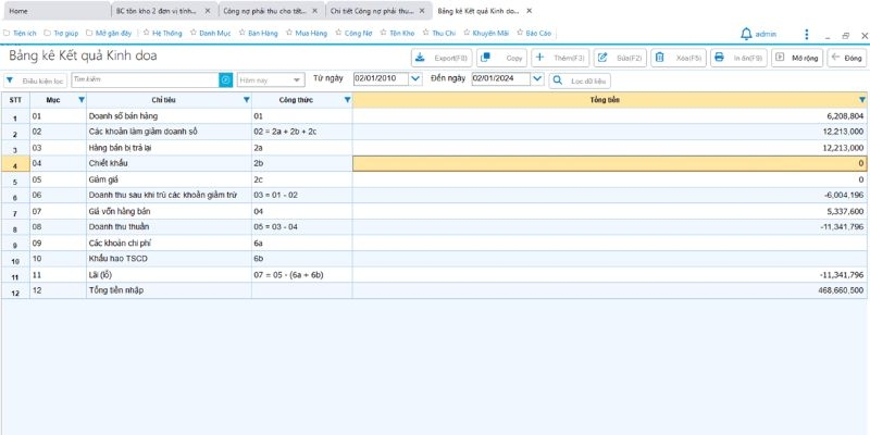 Phần mềm quản lý tạp hóa miễn phí - VZSoft