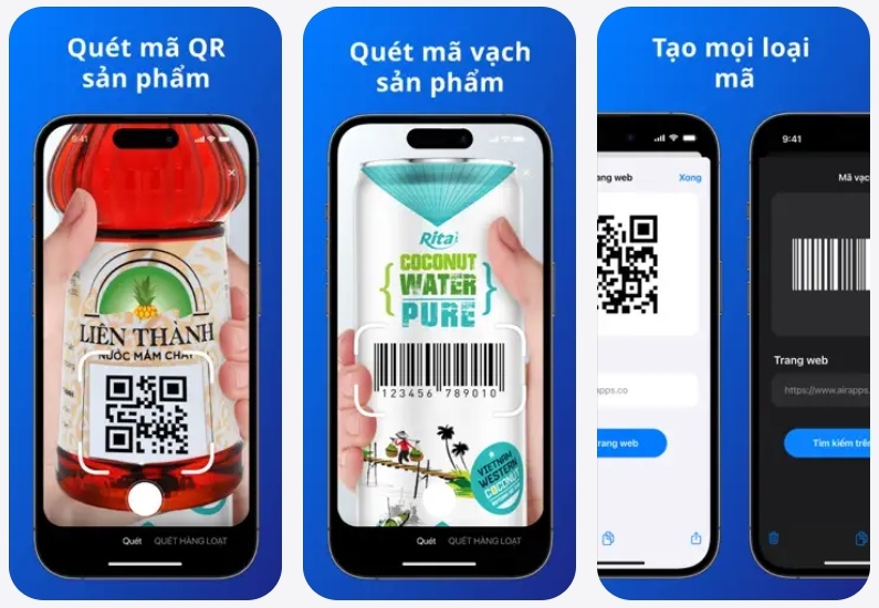 phần mềm quét mã vạch miễn phí trên điện thoại 2