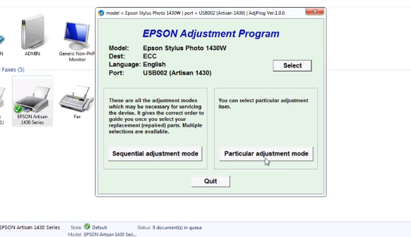 phần mềm reset máy in epson 1430 - hình 1