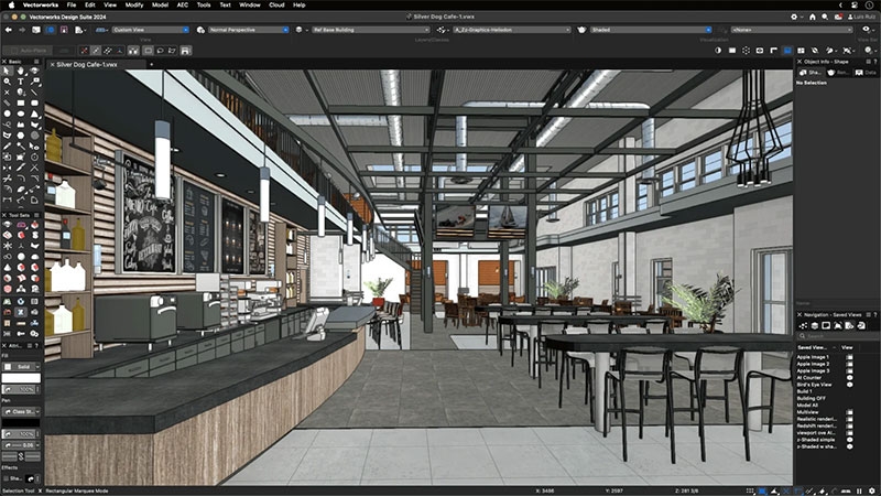 VectorWorks - Phần mềm vẽ 3D trực quan