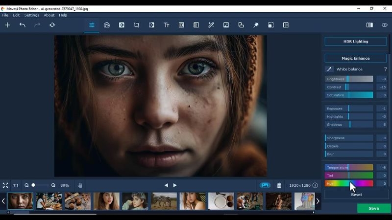 Phần mềm xóa phông nhanh nhất 2026 - Movavi Photo Editor