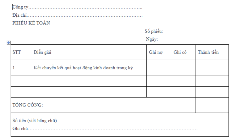 Phiếu kế toán là gì (hình 1)