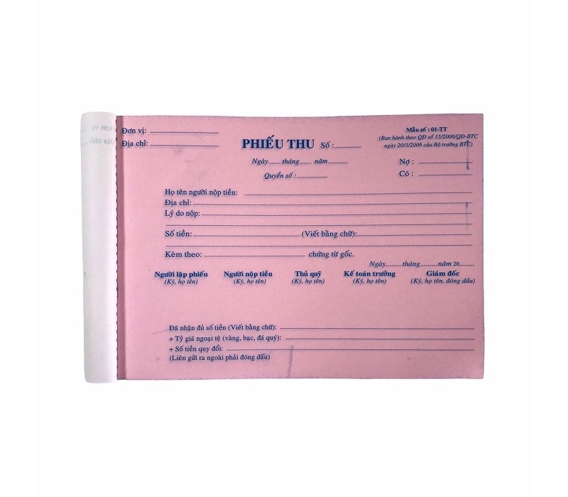 Phiếu thu là gì hình 5