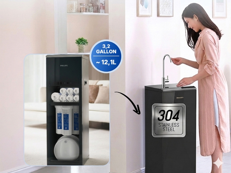 Máy lọc nước RO Philips ADD8911/74 10 lõi - hình 4