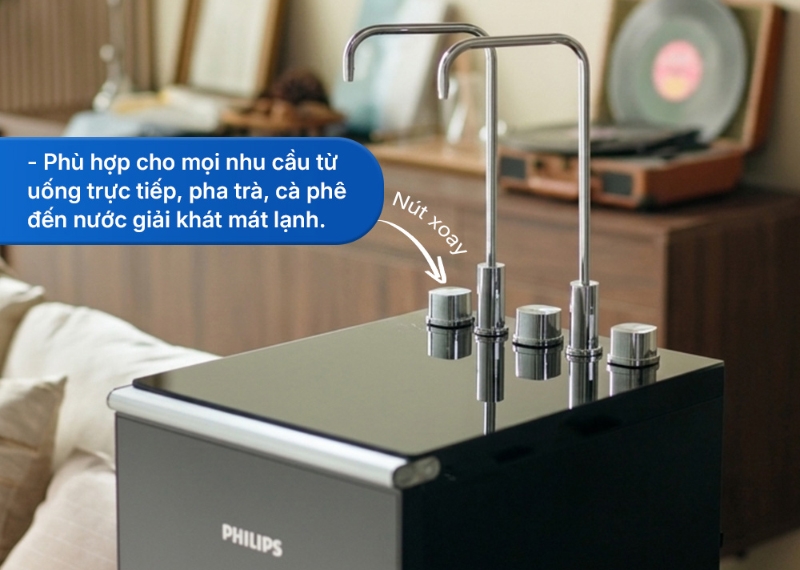 Máy lọc nước nóng lạnh RO Philips ADD8913/74 10 lõi - hình 4