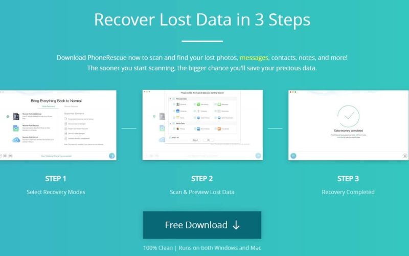 Tải PhoneRescue by iMobie về máy tính