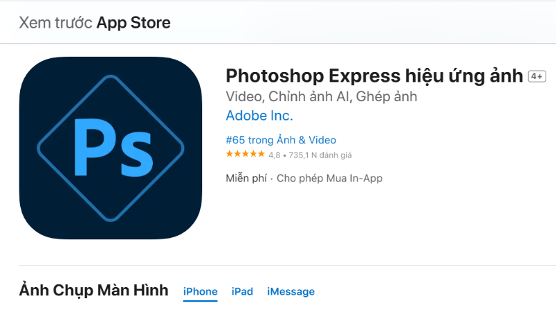 Photoshop Express (hình 7)