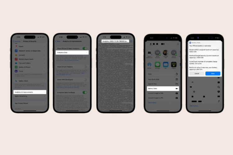 Pin iPhone bao nhiêu chu kỳ sạc thì nên thay hình 5