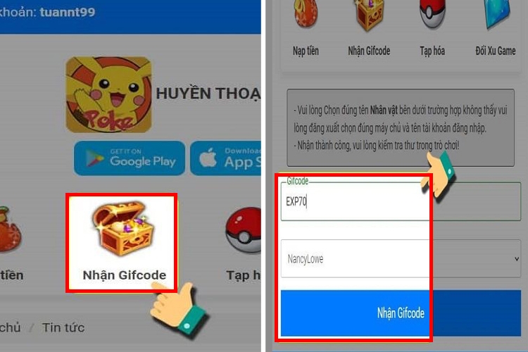Nâng cấp tài khoản Poke hình 6