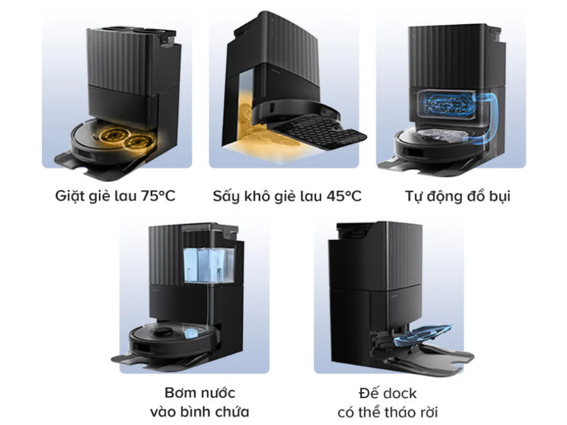 Robot hút bụi lau nhà Roborock Qrevo S Pro - hình 8