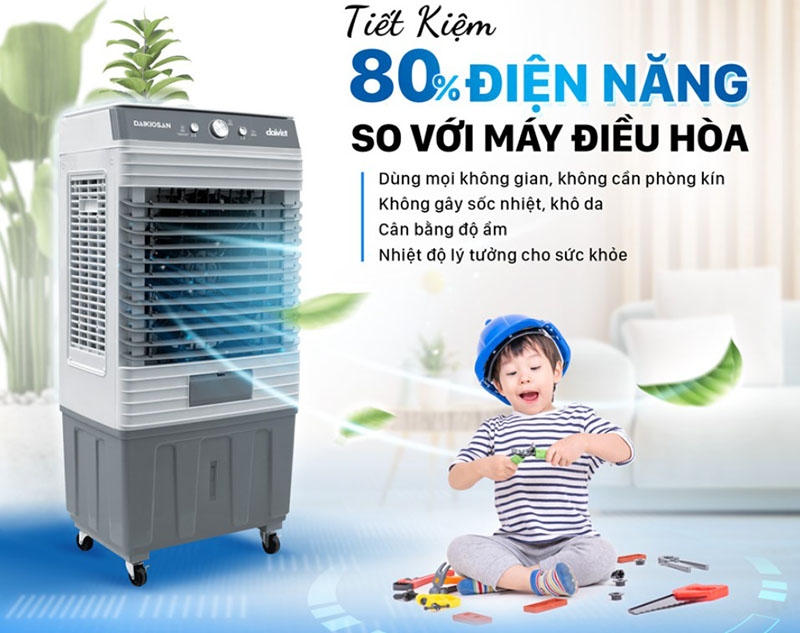 Quạt điều hòa Daikiosan DM101 tiết kiệm điện năng