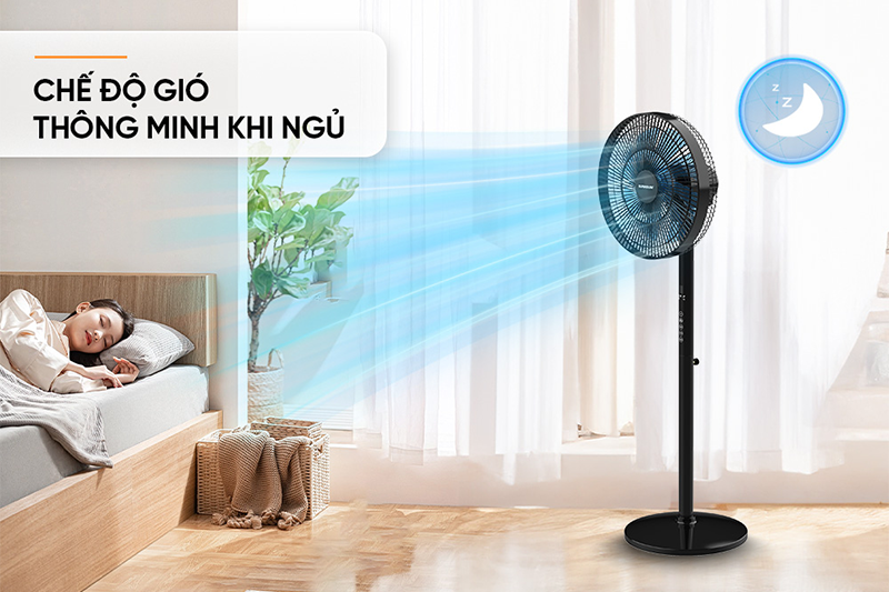 Quạt đứng Sunhouse 8 cánh SHD7346 60W (hình 10)