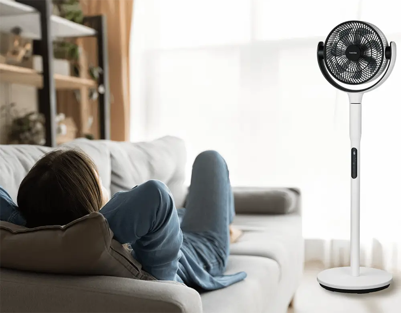 Quạt đứng Toshiba 7 cánh F-DSC40XVN(W) 15W (hình 1)