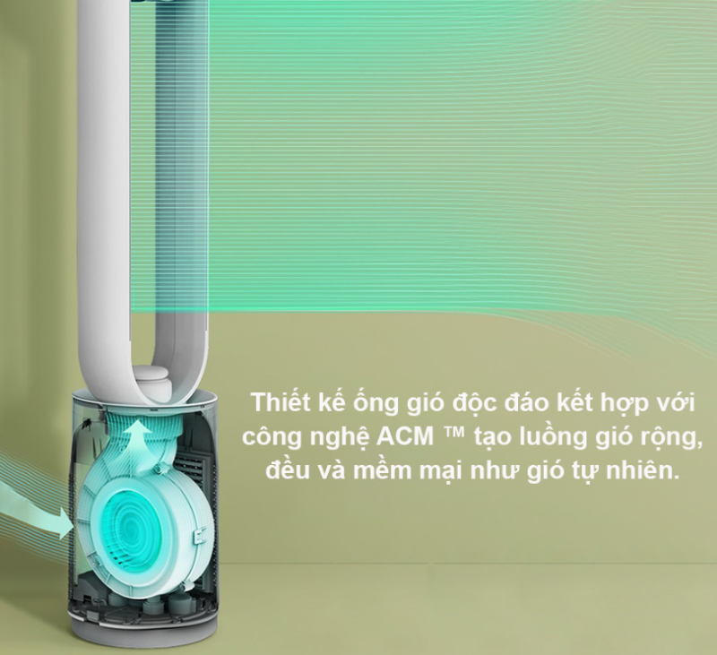 Quạt không cánh Keheal A4 - hình 3