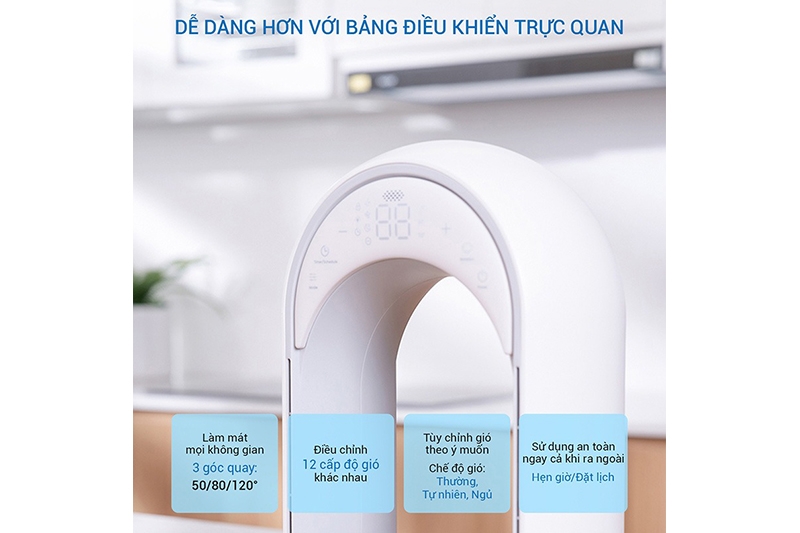 Quạt không cánh Lumias T08 Pro (hình 4)