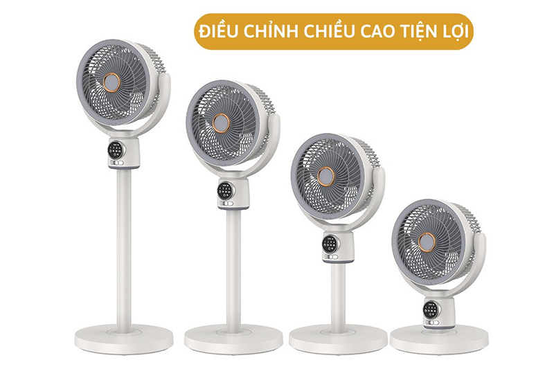 Quạt sạc điện Milux F188 (hình 2)