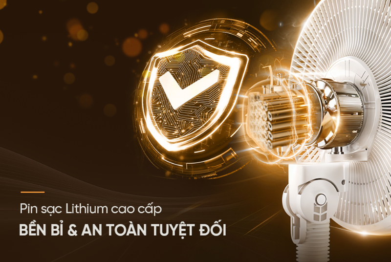 Quạt sạc tích điện Sunhouse SHD7221 - hình 5