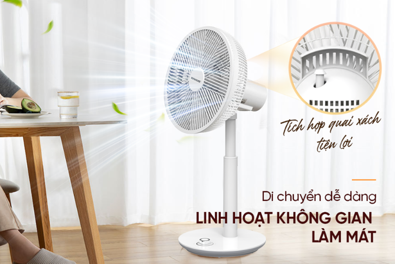 Quạt sạc tích điện Sunhouse SHD7221 - hình 4