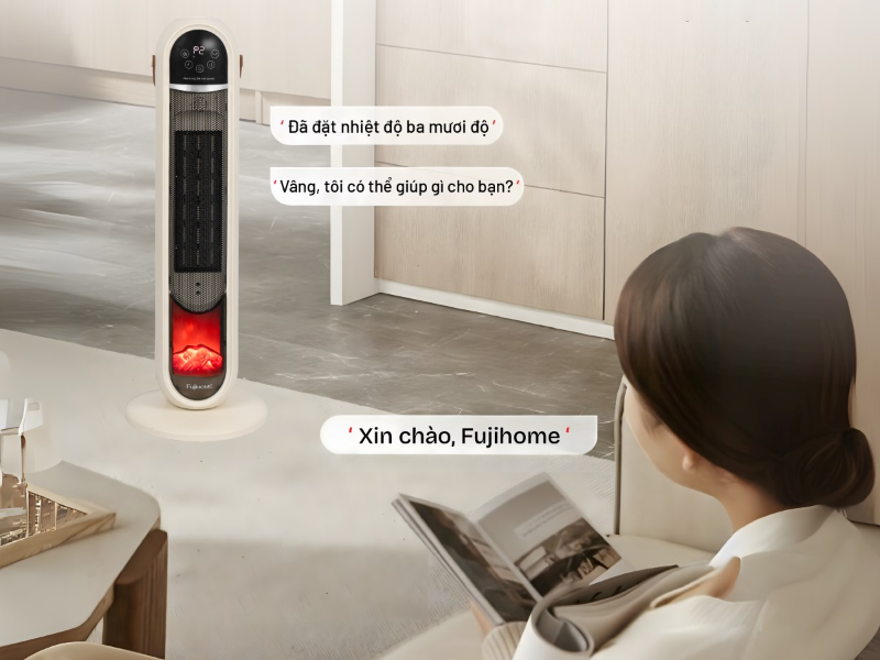 Quạt sưởi gốm Ceramic Fujihome FH202 2200W (hình 8)