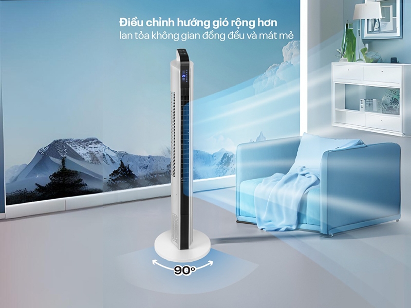 Quạt tháp điện tử Fujihome TF-12HE(hình 9)