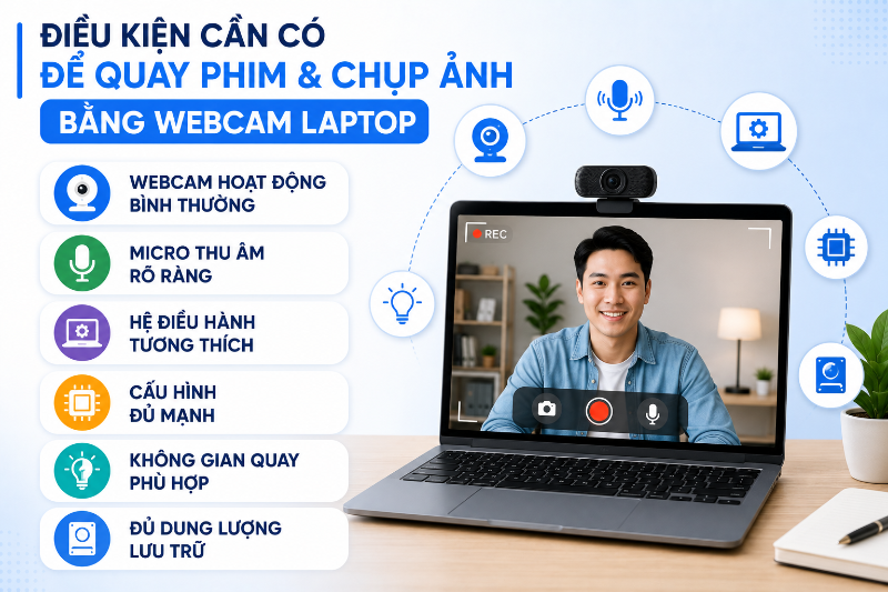 Quay phim và chụp ảnh bằng webcam laptop - hình 1