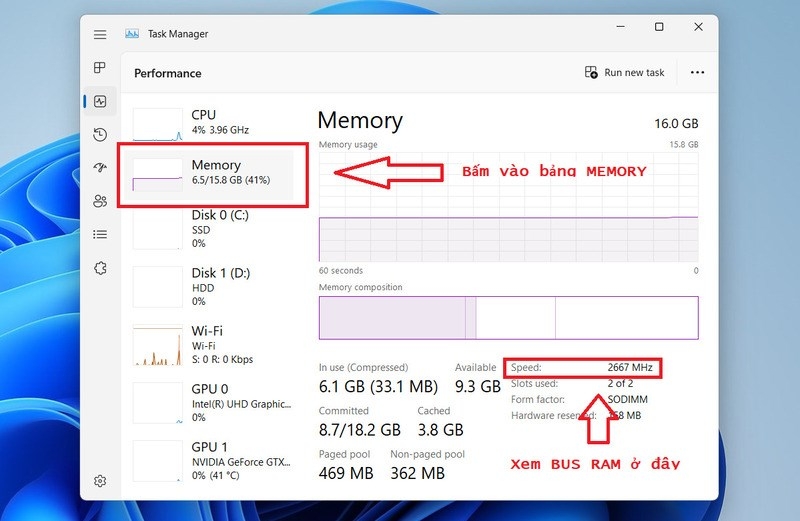 Sử dụng Task Manager