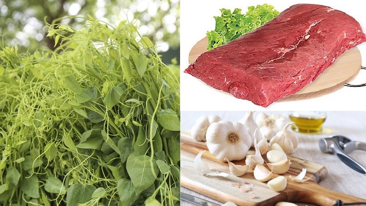 Rau bò khai xào tỏi (Hình 2)