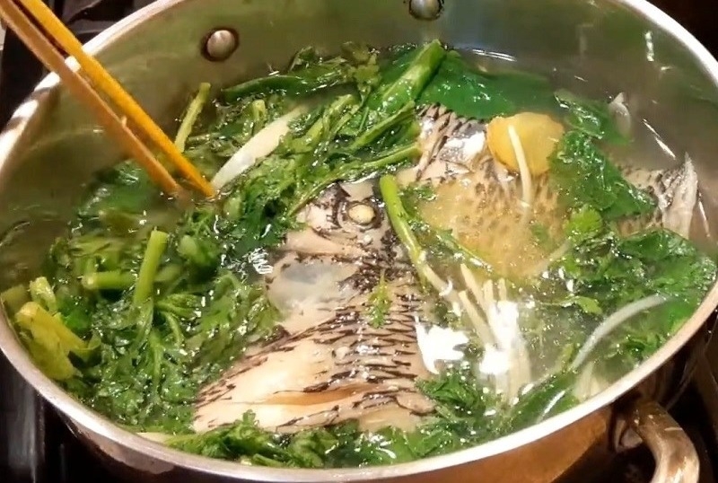 Rau cải cúc nấu gì ngon 5