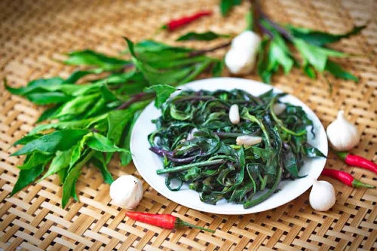 rau lủi xào tỏi 5