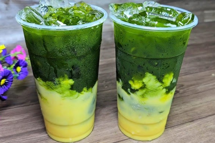 Nước rau má đậu xanh bao nhiêu calo hình 3
