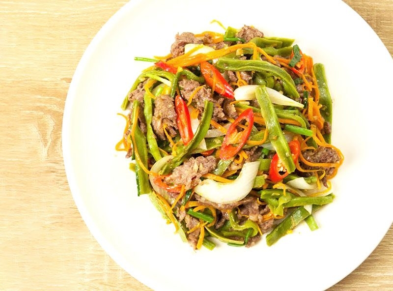 rau tiến vua xào 4