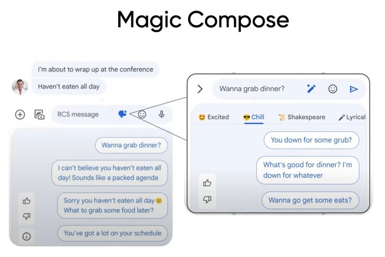 Realme GT 6 sẽ được tích hợp tính năng Magic Compose AI hợp tác cùng Google