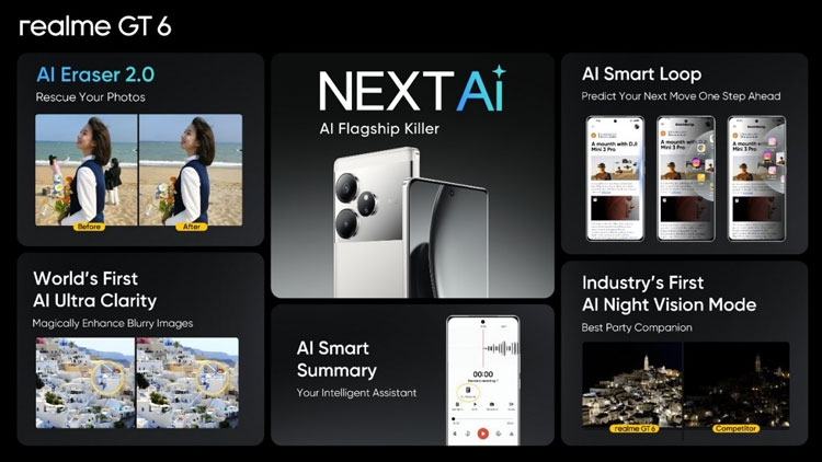 Realme GT 6 sẽ được tích hợp tính năng Magic Compose AI hợp tác cùng Google - hình 1