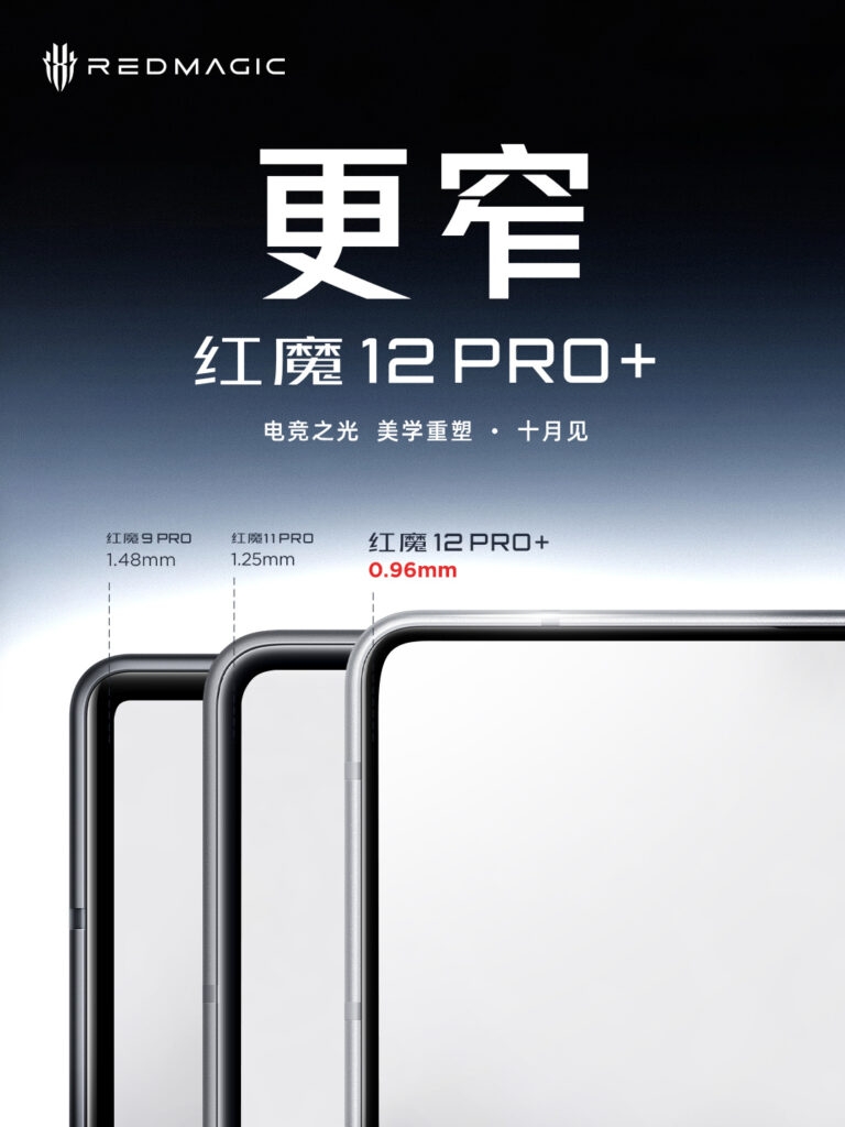 Viền màn hình 0,96 mm giúp REDMAGIC 12 Pro+ tăng cảm giác hiển thị toàn màn hình.