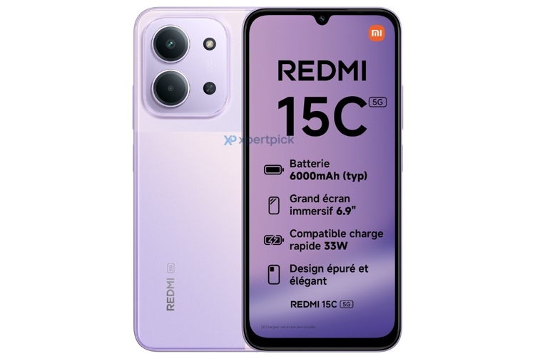 Redmi 15C 5G xuất hiện rõ nét cùng thông số kỹ thuật trước ngày ra mắt