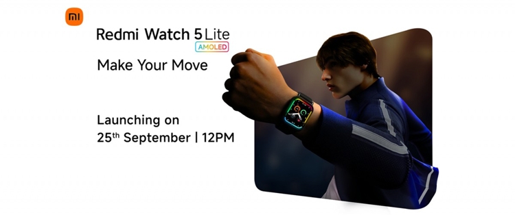 Redmi Watch 5 Lite được xác nhận ngày ra mắt vào 25 tháng 9, nhiều tính năng ấn tượng