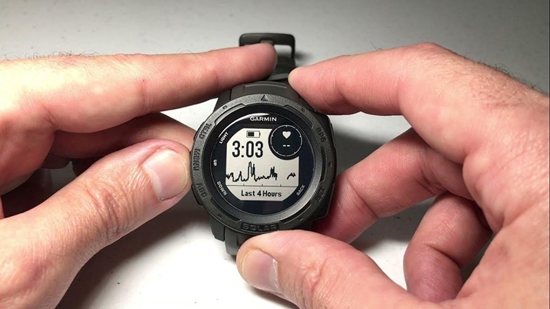 reset đồng hồ garmin