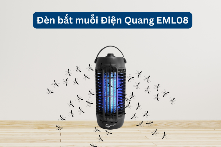 Review đèn bắt muỗi Điện Quang 5