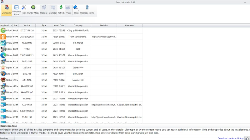 Revo Uninstaller Free - hình 10