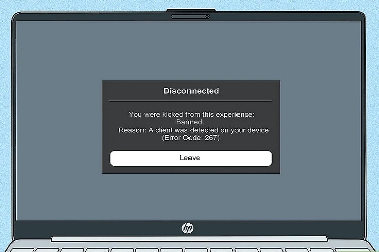 Lỗi Roblox error code 267 8