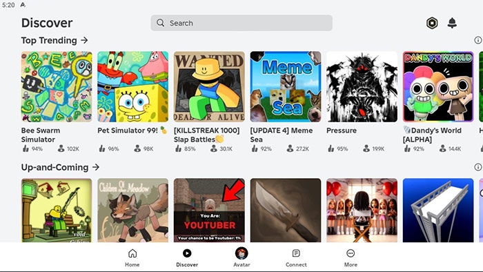 choi game tren roblox vng